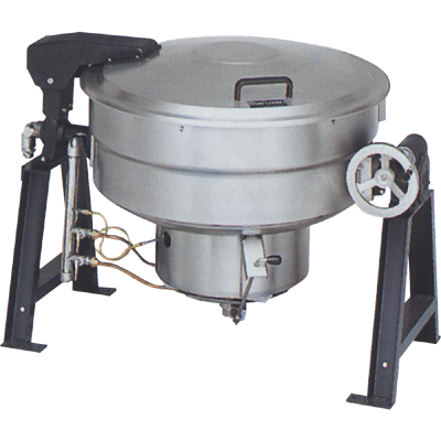 【マルゼン】ガス回転釜 80L クラッド製 MKGS-CH080 幅1310×奥行917×高さ780mm