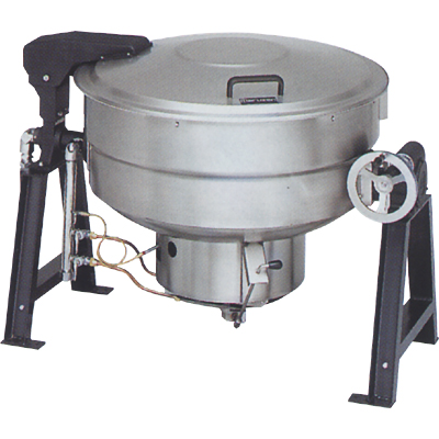 【マルゼン】ガス回転釜 110L アルミ製 MKGS-AH110 幅1360×奥行967×高さ810mm