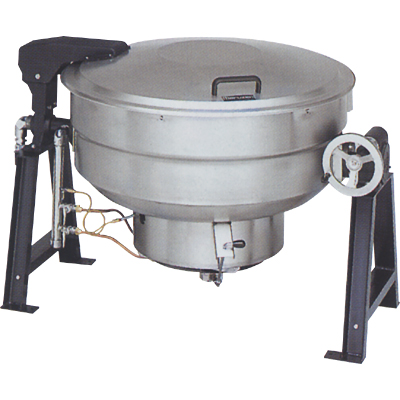 【マルゼン】ガス回転釜 150L ステンレス製 MKGS-SH150 幅1435×奥行1042×高さ820mm