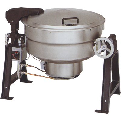 【マルゼン】ガス回転釜 55L アルミ製 自動点火式 MKGD-A055 幅1255×奥行862×高さ780mm