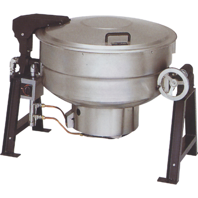 【マルゼン】ガス回転釜 110L アルミ製 自動点火式 MKGD-A110 幅1360×奥行967×高さ810mm