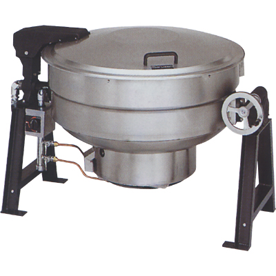 【マルゼン】ガス回転釜 150L アルミ製 自動点火式 MKGD-A150 幅1435×奥行1042×高さ820mm
