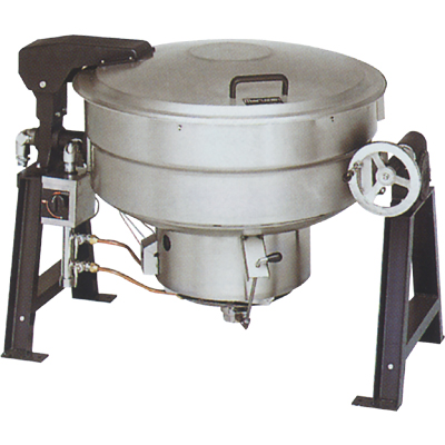 【マルゼン】ガス回転釜 80L アルミ製 自動点火式 釜底排水付 MKGD-AH080 幅1310×奥行917×高さ780mm