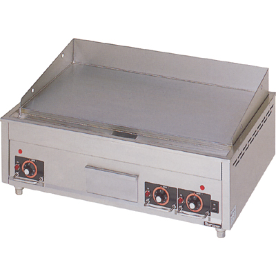 【マルゼン】電気グリドル サーモスタット付 MEG-096 幅900×奥行600×高さ300mm