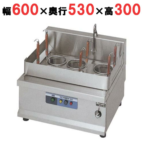 【マルゼン】電気卓上ラーメン釜 MREK-065T 幅600×奥行530×高さ300mm