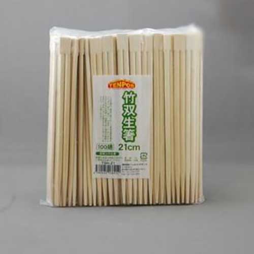 【即納可】TB 竹双生箸 21cm 100膳×30袋