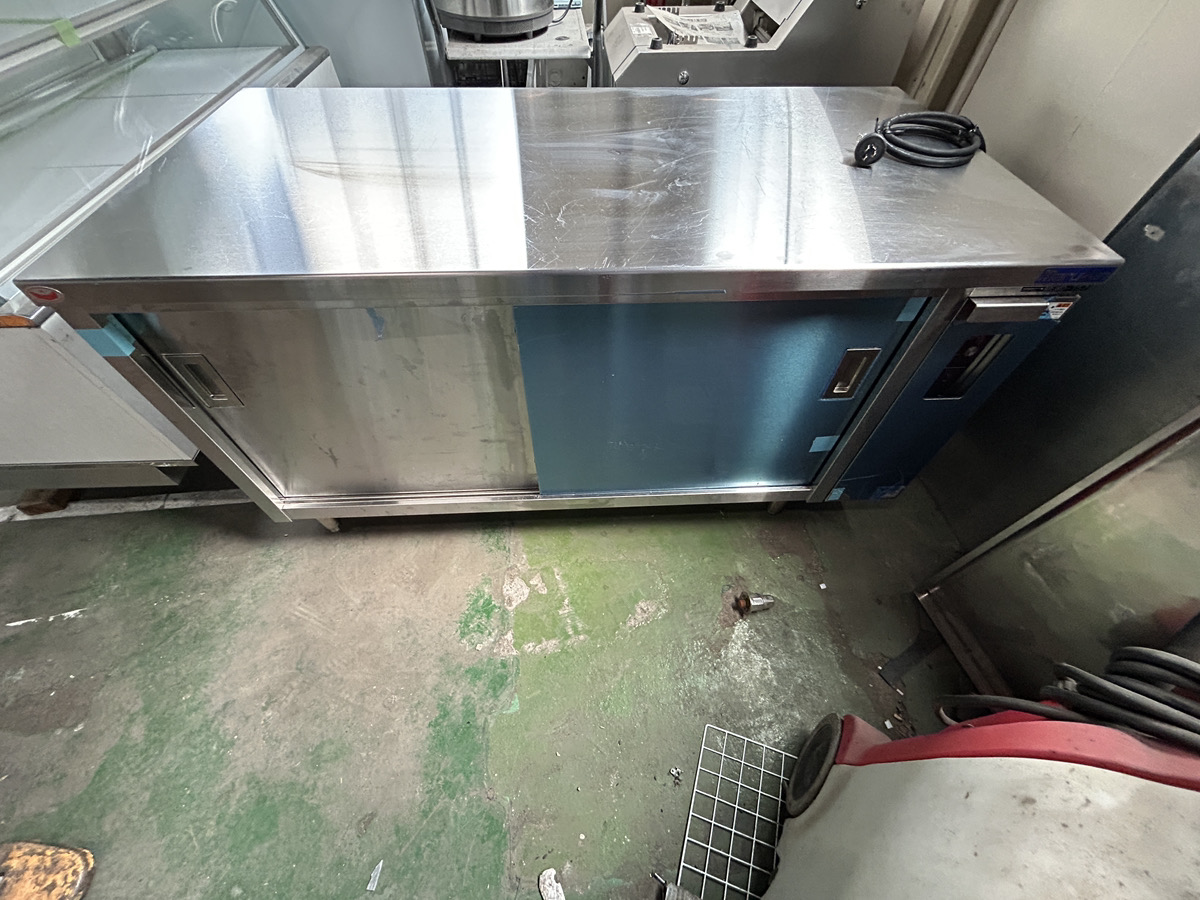 【即出荷可能】電気ディッシュウォーマーテーブル 片面式 マルゼン MEWD-157 幅1500×奥行750×高さ800 三相200V