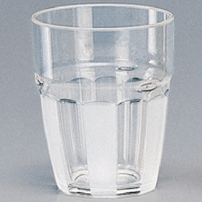 メラミン食器 タンブラー マーレ 段付タンブラー クリア