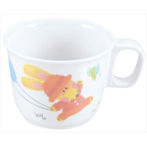 メラミン子供食器 スイートラビット C16SR 柄付コップ