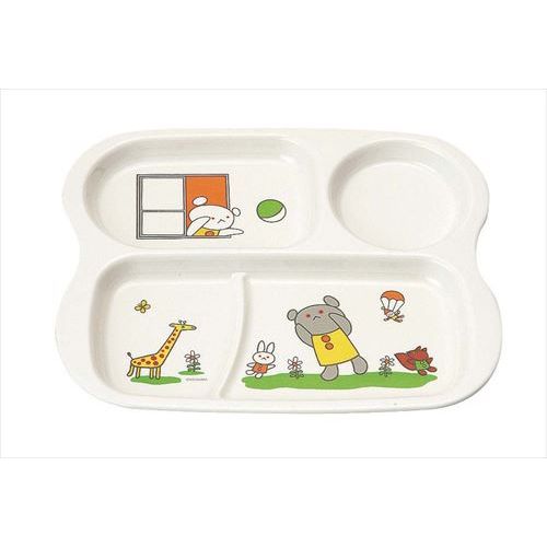 メラミン お子様食器 こぐまちゃん ランチプレート E16KO 