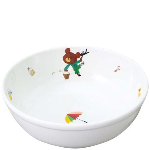 メラミン食器 くまのがっこう「ジャッキーのたからもの」ラーメン鉢 M－50TA