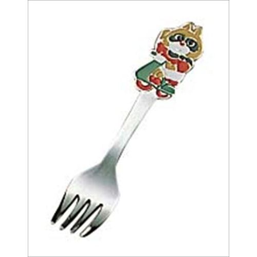 フォーク ステンレス オ子様用カトラリー タヌキサン フォーク 