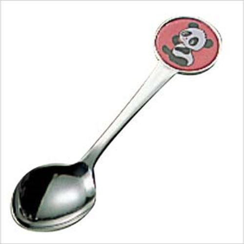 スプーン 【ステンレス お子様用カトラリー パンダT スプーン ピンク】 / 全長:130 