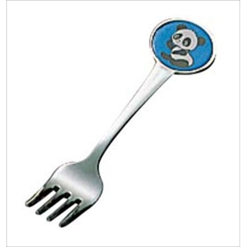 フォーク 【ステンレス お子様用カトラリー パンダT フォーク 青】 / 全長:130 