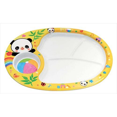 メラミン ランチ皿 赤ちゃんパンダ 