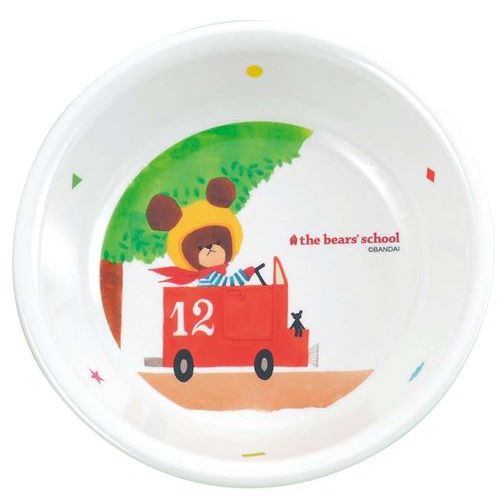 メラミン子供食器 くまのがっこう 深皿 M－1305J
