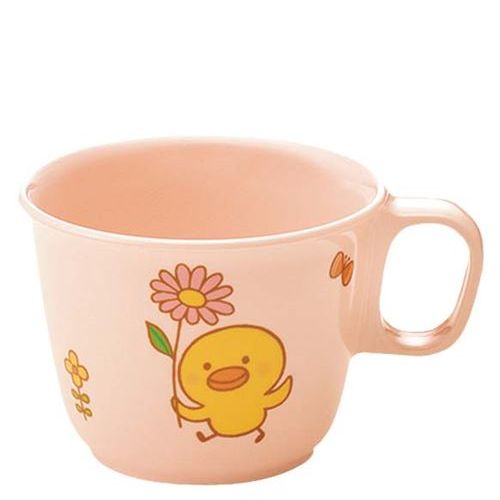 メラミン 子供食器 ひよこぐみ 柄付カップ ピンク C16HIP