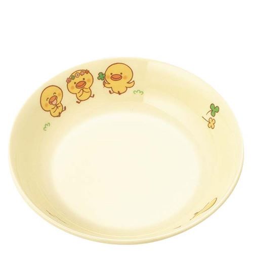 メラミン 子供食器 ひよこぐみ 丸深皿 14cm D52HI