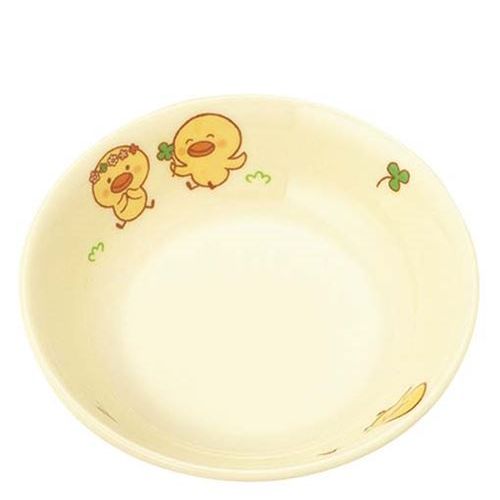 メラミン 子供食器 ひよこぐみ 丸深皿 10cm D63HI