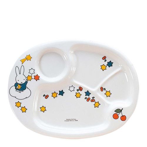メラミン子供食器 ミッフィー ランチ皿 CM－69