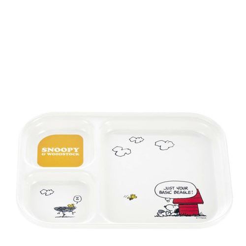 メラミン 子供食器 スヌーピー トライ ランチ皿