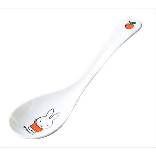 【店舗定番】メラミン 子供食器 ミッフィーフルーツシリーズ レンゲ M-1314FR