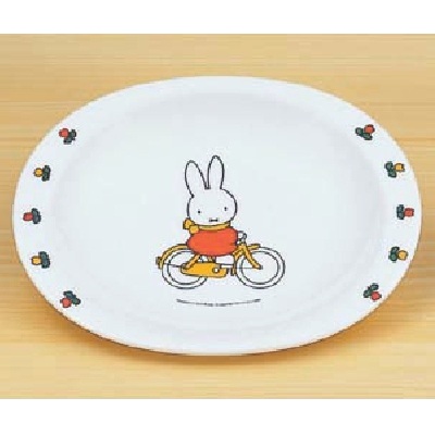 メラミン食器 子供食器 ミッフィー 小判皿 M-1304C