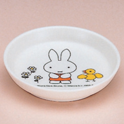 メラミン食器 子供食器 ミッフィー 小皿ミッフィー M-8