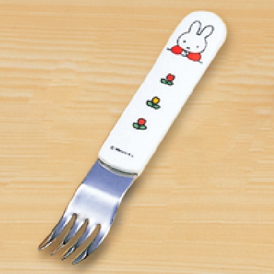 メラミン食器 子供食器 ミッフィー フォーク18-8ステンレス M-1309C