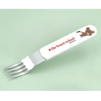 メラミン食器 子供食器 くまのがっこう フォーク18-8ステンレス M-1309J