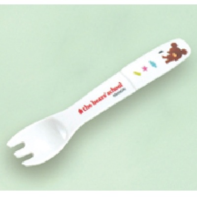 メラミン食器 子供食器 くまのがっこう ライトフォーク M-1312J