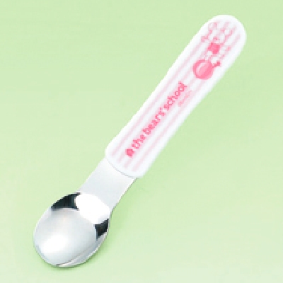 メラミン食器 子供食器 くまのがっこう スプーン ピンク M-1408JL-P