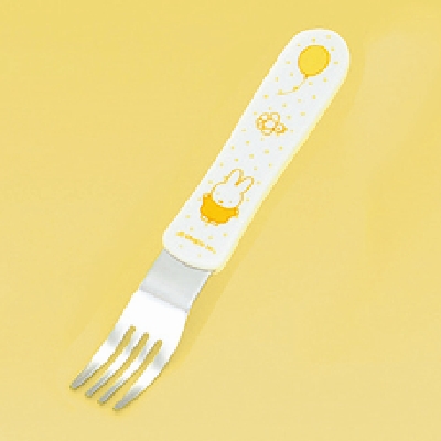 メラミン食器 子供食器 ミッフィー フォーク イエロー M-1409DM-Y