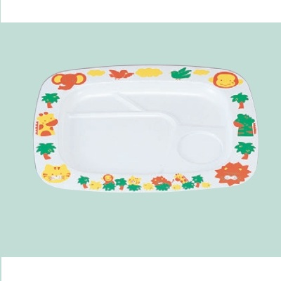 子供食器 プレート ABS森の仲間プレート 