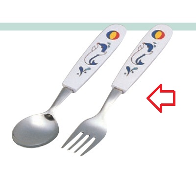 子供食器 イルカフォーク 