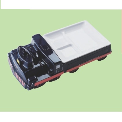 子供食器 プレート D-51汽車ランチ皿ブラック 