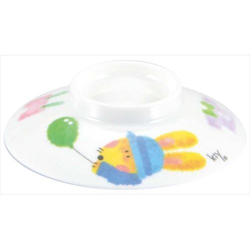 メラミン子供食器 スイートラビット 飯茶碗・汁椀 蓋 J5CSR