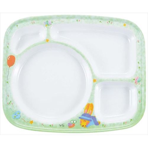 メラミン子供食器 スイートラビット プレート 大 D43SR