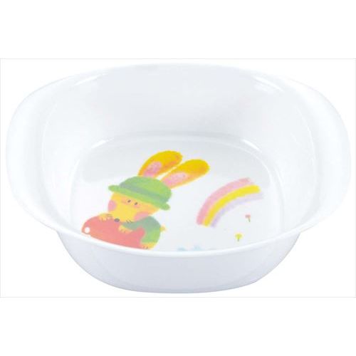 メラミン子供食器 スイートラビット 耳つきボール J4SR