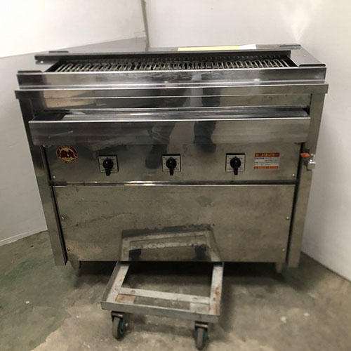 電気式焼物器 ヒゴグリラー 3K-012X 幅960×奥行460×高さ860 三相200V