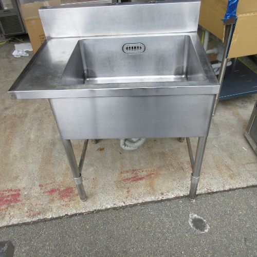 一槽シンク 台付き BGあり 幅825×奥行600×高さ790