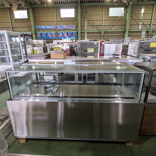 冷蔵ケーキショーケース 大和冷機 CF-06SHOT-DB 幅1800×奥行750×高さ1111 三相200V 【三芳中古製パン機械専門店在庫】