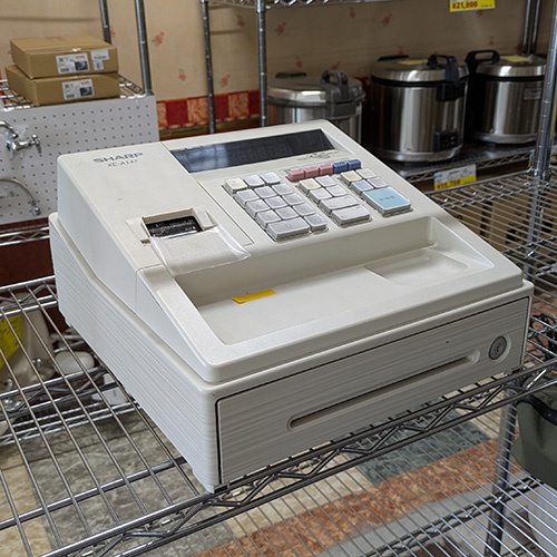 レジスター シャープ XE-A147-W 幅335×奥行360×高さ190 【甲府店在庫】