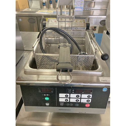 オートリフト式電気フライヤー ホシザキ FLA-8TA 幅350×奥行550×高さ215 三相200V 【高崎センター在庫】