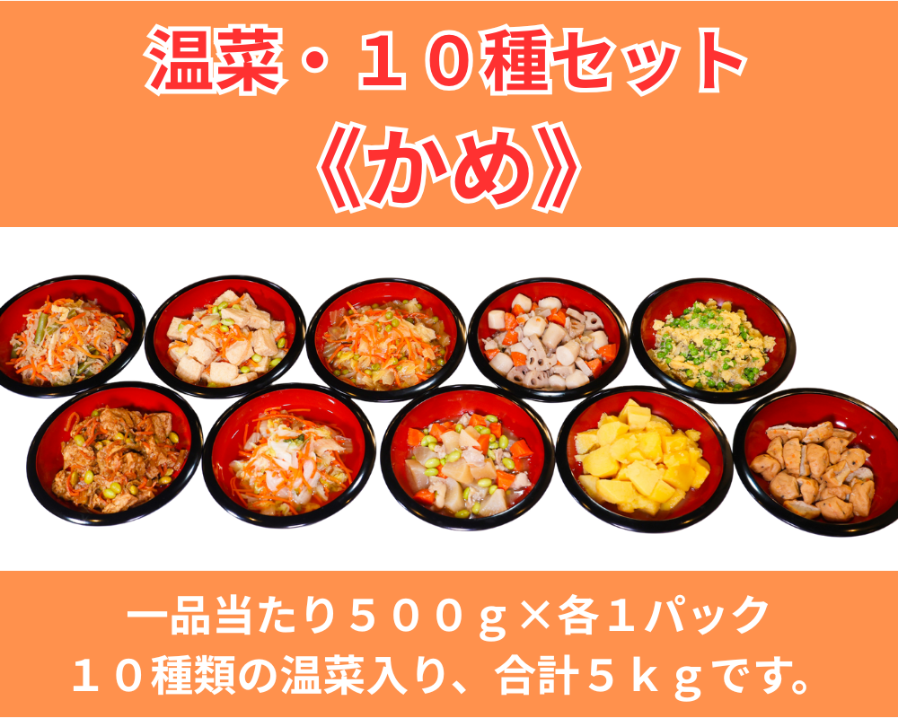 温菜・１０種セット《かめ》