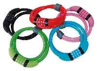 ナンバーセットワイヤーロック　４ケタ