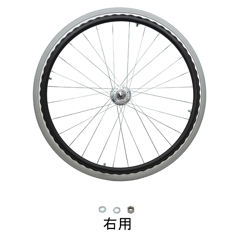 車輪セット 片側分 介助兼用　バンドブレーキ対応