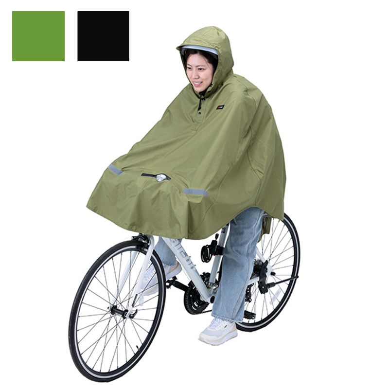 川住　クロスバイク対応レインポンチョ