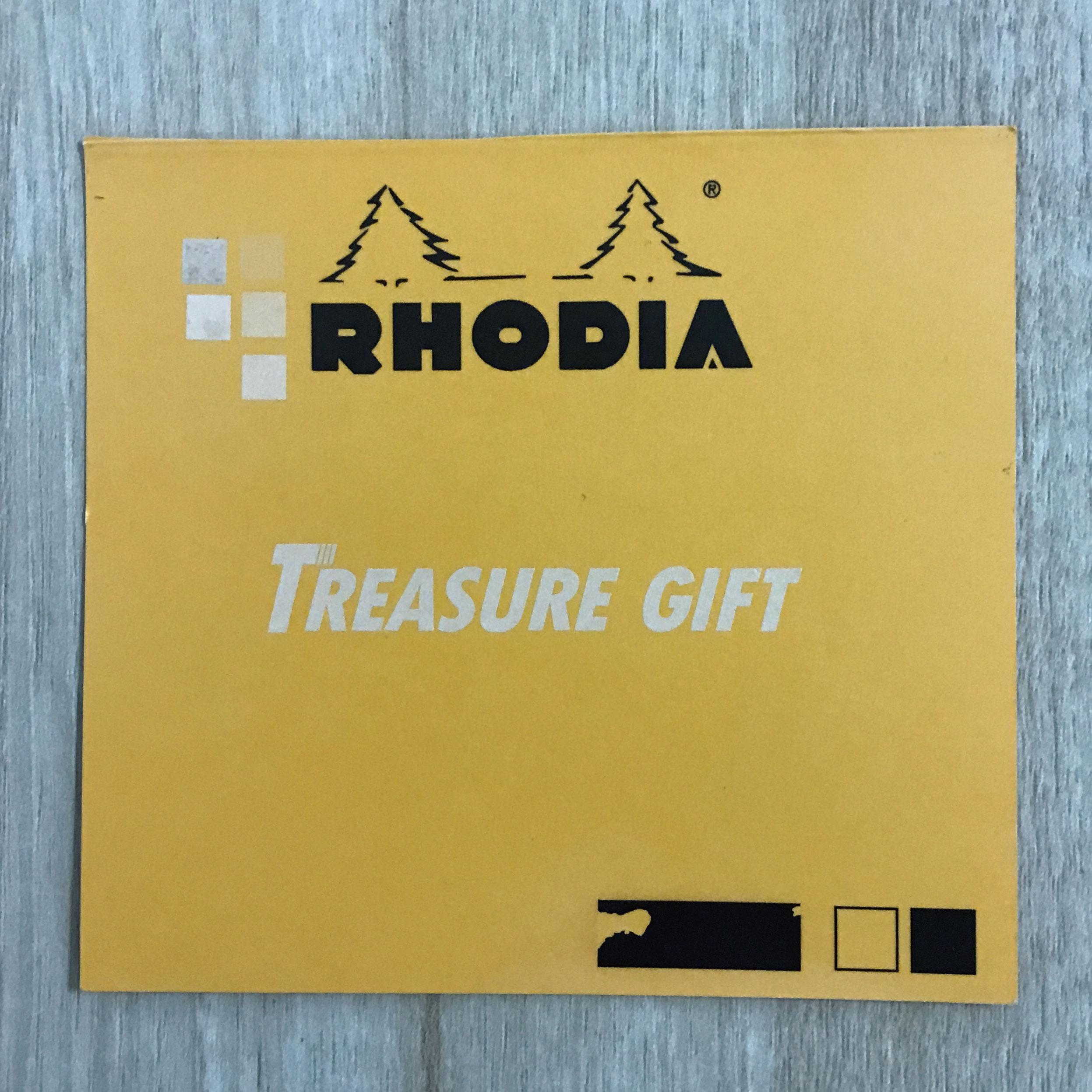 持ち込み名入れ加工 RHODIAメモ帳｜紙