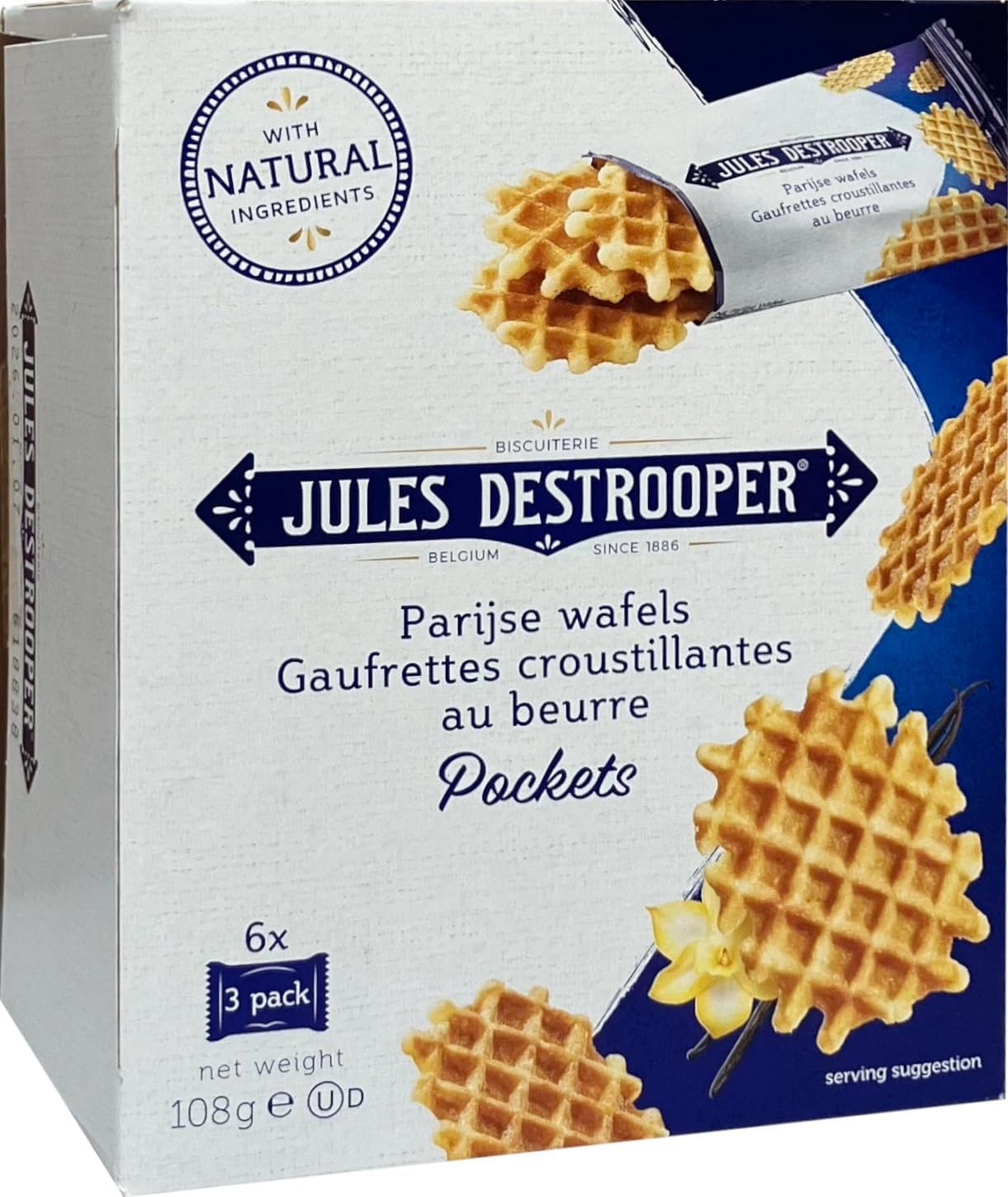 ジュールスデストルーパー ミニバターワッフル・ポケッツ 108g